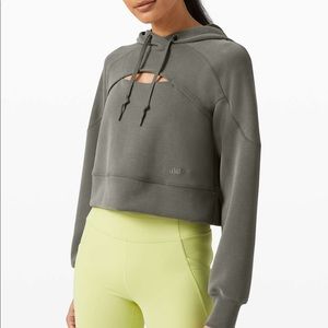 Lululemon Get Centered Crop Hoodie